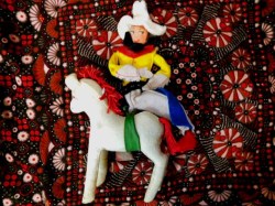 felt rider horse
